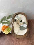 Aloha Citrus - Wood Three-Wick Dough Bowl