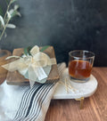 After Hours - Wood Square 2-Wick Dough Bowl
