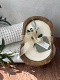 Calm - Wood Three-Wick Dough Bowl