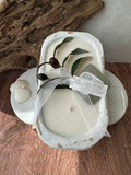 Salt & Light - Wood Three-Wick Dough Bowl